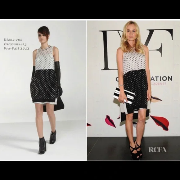 DVF Abrielle Crystal Studded dress - Picture 2 of 16